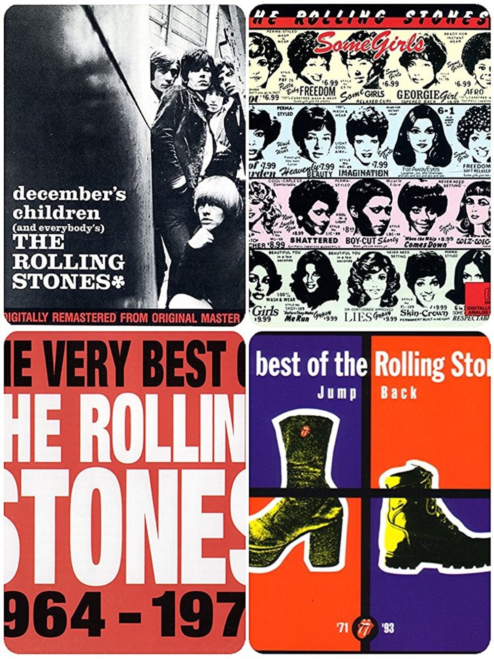 The Rolling Stones 4 CD Bundle
